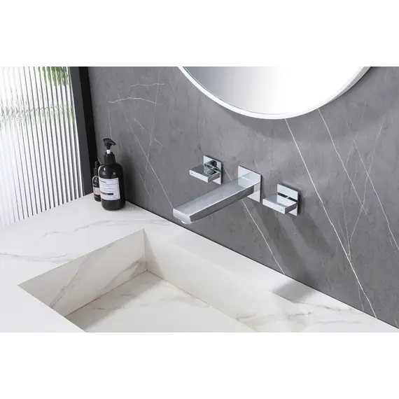 Смеситель ABBER Daheim AF82122 для раковины скрытого монтажа, хром