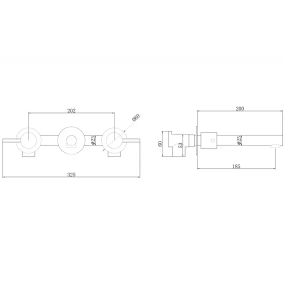 Смеситель ABBER Emotion AF88121 скрытого монтажа для раковины, хром