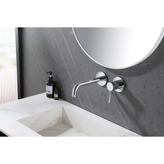 Смеситель ABBER Wasser Kreis AF8112 для раковины скрытого монтажа, хром