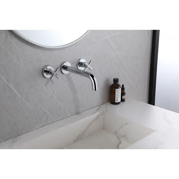 Смеситель ABBER Wasser Kreis AF81121 для раковины скрытого монтажа, хром