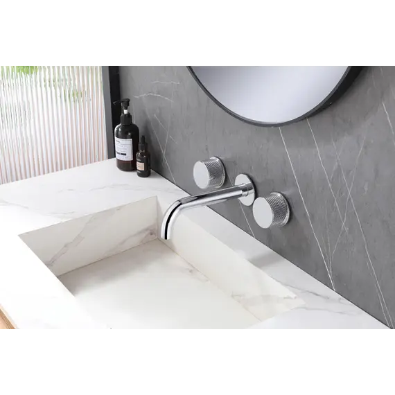 Смеситель ABBER Wasser Kreis AF81122 для раковины скрытого монтажа, хром