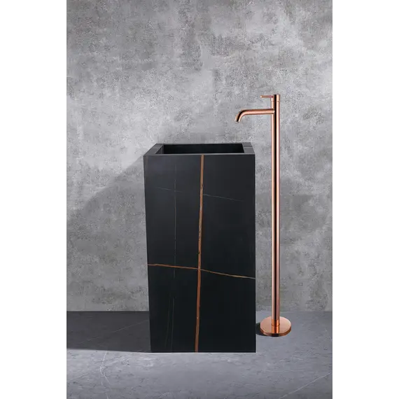 Смеситель ABBER Wasser Kreis AF8140RG напольный для раковины, розовое золото