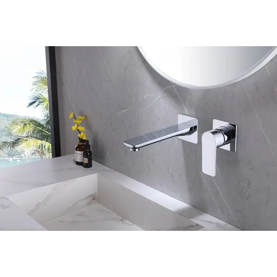 Смеситель ABBER Weiss Insel AF8082 для раковины скрытого монтажа, хром