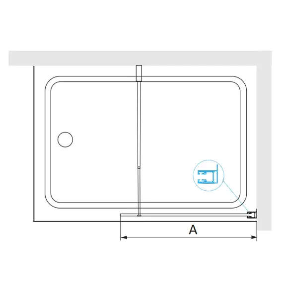 Шторка на ванну RGW SC-051B
