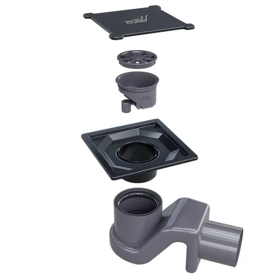 Душевой трап RGW SDR-13B черный