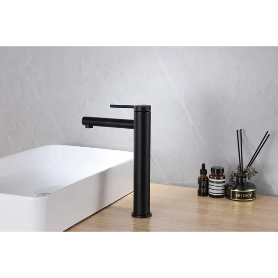 Смеситель ABBER Emotion AF8811B для накладной раковины, черный матовый