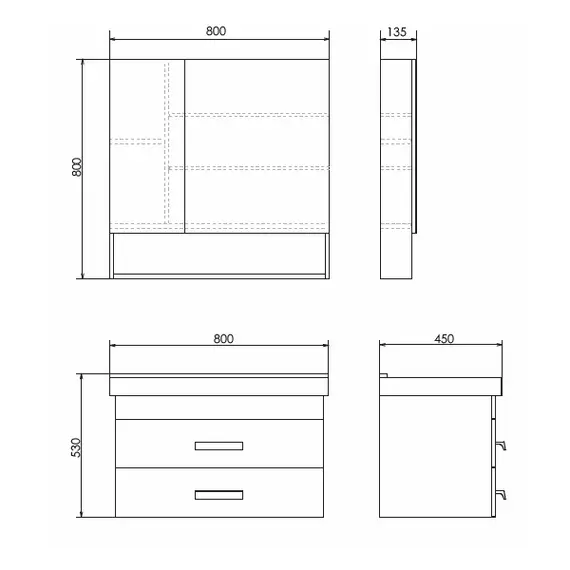 Тумба-умывальник Comforty  Никосия
