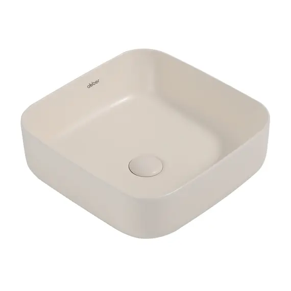 Раковина накладная ABBER Rechteck AC2211MBE светло-бежевая матовая