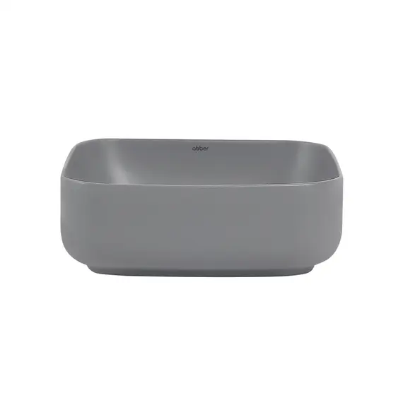 Раковина накладная ABBER Rechteck AC2211MG серая матовая