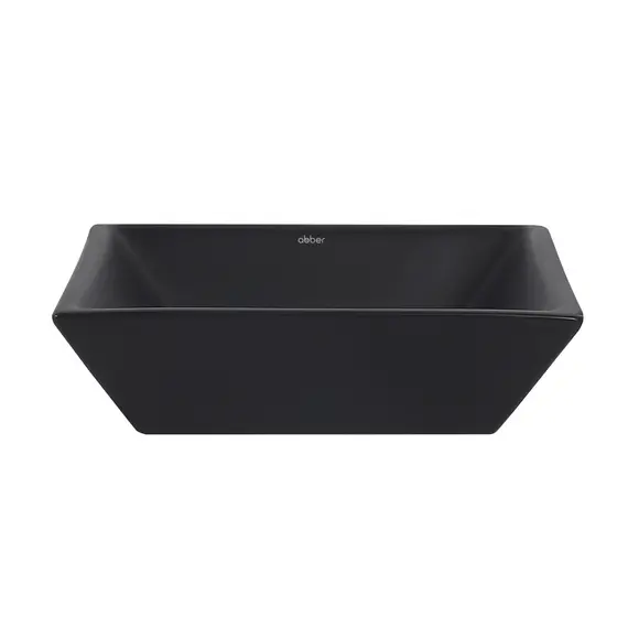 Раковина накладная ABBER Rechteck AC2214MB черная матовая