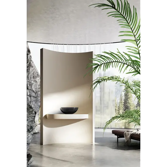 Раковина накладная прозрачная ABBER Kristall AT2806Onyx