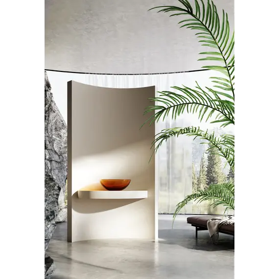 Раковина накладная прозрачная ABBER Kristall AT2806Opal