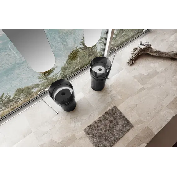 Раковина отдельностоящая прозрачная ABBER Kristall AT2701Onyx