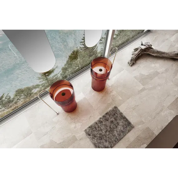 Раковина отдельностоящая прозрачная ABBER Kristall AT2701Opal