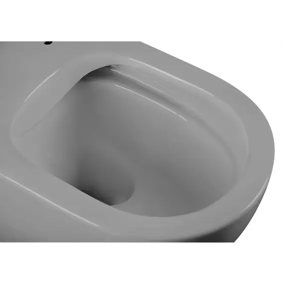 Унитаз ABBER Bequem AC1103MG подвесной серый матовый, безободковый