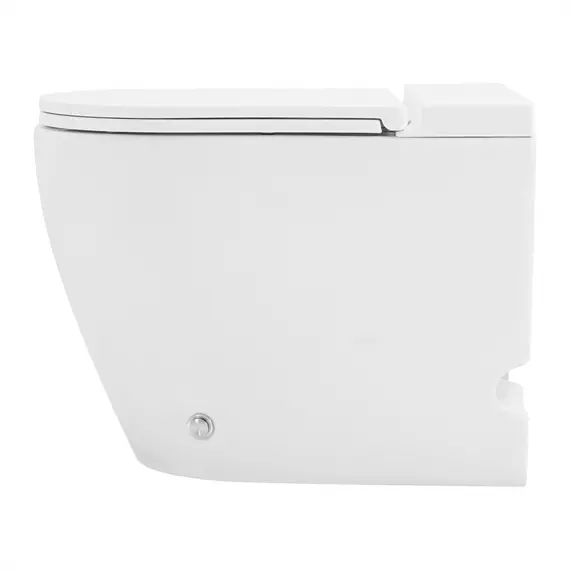 Унитаз ABBER Bequem AC1115P приставной белый с импульсным смывом