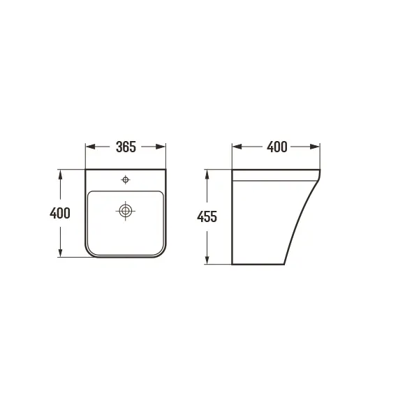 Раковина Ceramalux 500P
