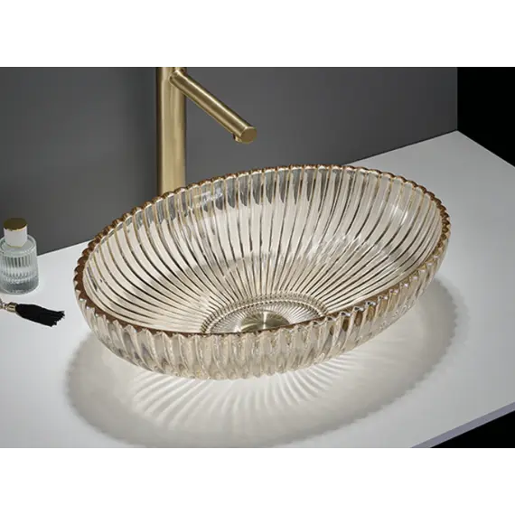 Раковина Ceramalux GL49-CP  стекло