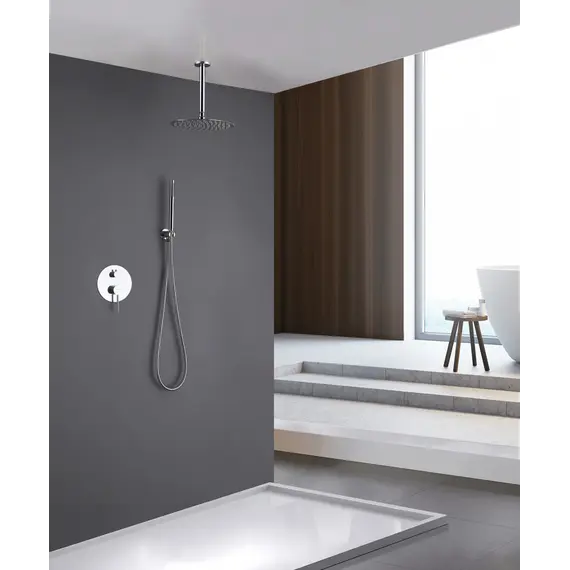 Душевая система ABBER Emotion AF8821 скрытого монтажа без излива, хром