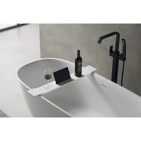 Полка для ванны ABBER Stein AS1601 белая