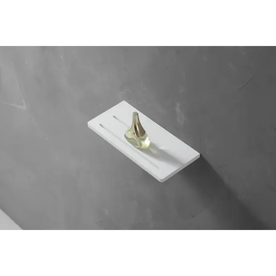 Полочка для ванной комнаты ABBER Stein AS1653 белая