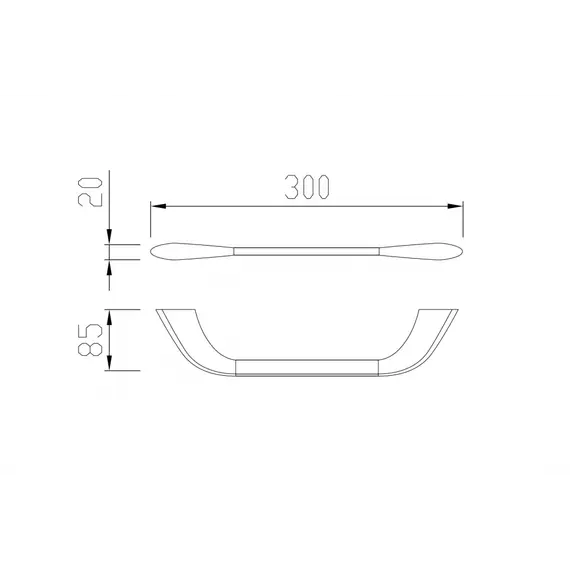 Полотенцедержатель ABBER Nord AA1551 хром