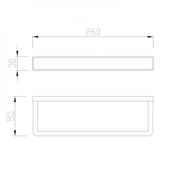 Полотенцедержатель ABBER Westen AA1753 хром