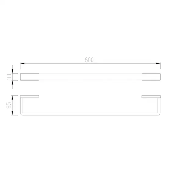 Полотенцедержатель ABBER Westen AA1754G золото матовое