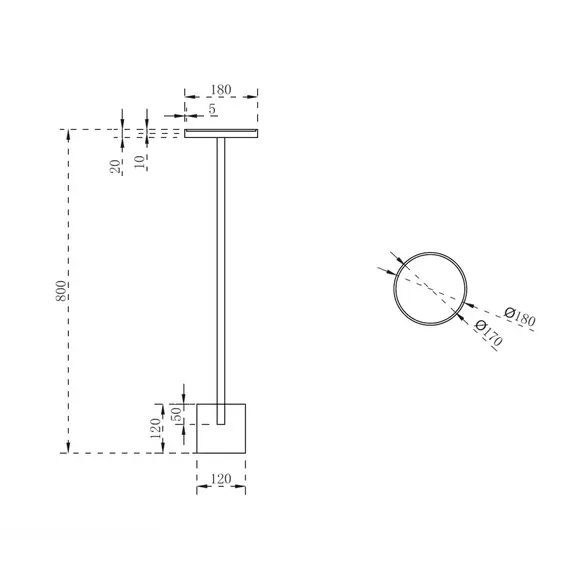 Стойка для ванной комнаты ABBER Stein AS1634 белая