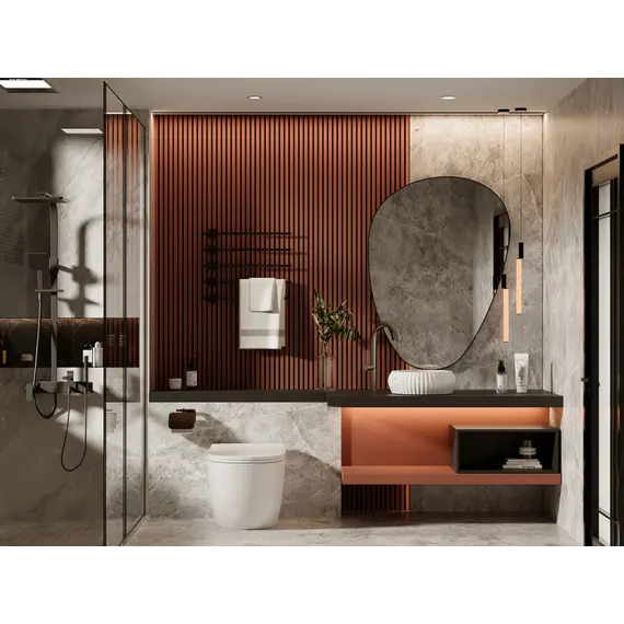 Унитаз ABBER Bequem AC1111 приставной белый, безободковый