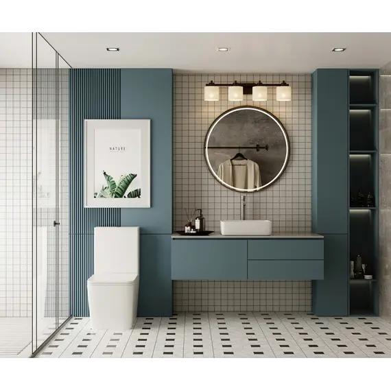 Унитаз ABBER Rechteck AC1210 компакт белый, безободковый