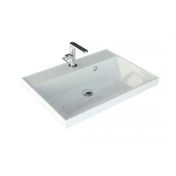 Тумба подвесная Style Line  "Матис", с раковиной Classic , (2 ящика), тауп темный, эмаль