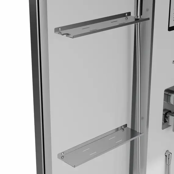 Душевая кабина с паром Black & White Galaxy G8890  85х160