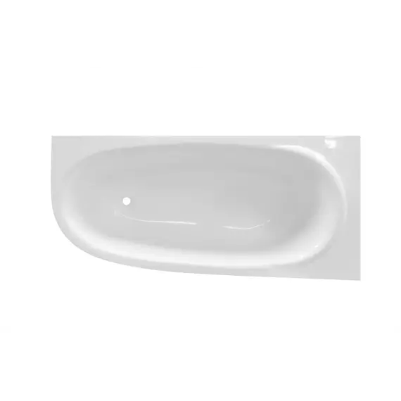 Ванна из литьевого мрамора Эстет Венеция 170x80 правая на ножках "Бронза"