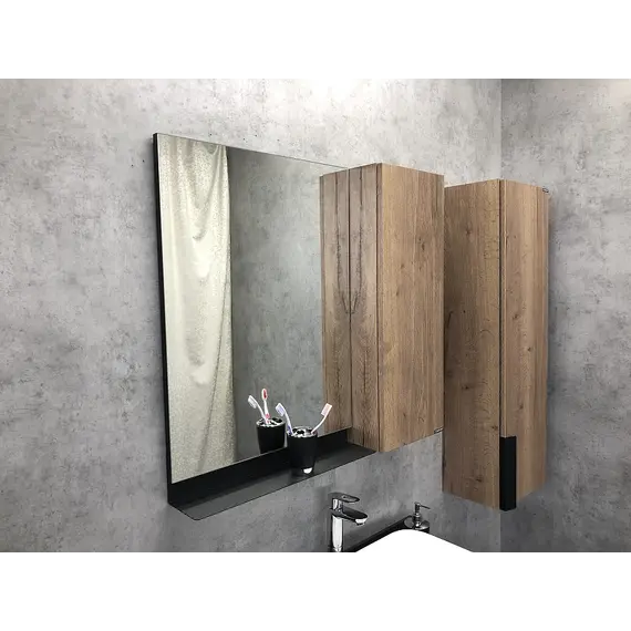 Зеркало-шкаф Comforty Кёльн, цвет дуб темный