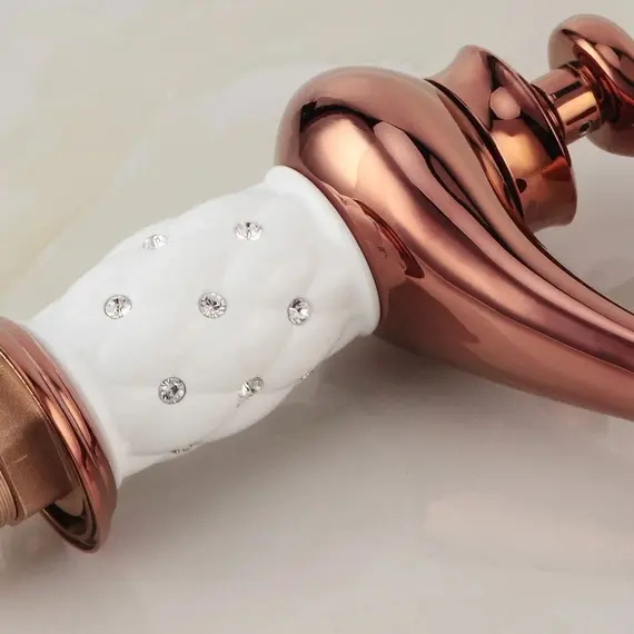 Смеситель для раковины ACWEN 22102019 красное золото