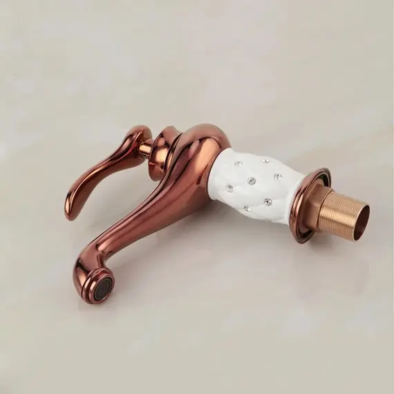 Смеситель для раковины ACWEN 22102019 красное золото