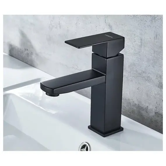Смеситель для раковины ACWEN 21.102019  черный матовый