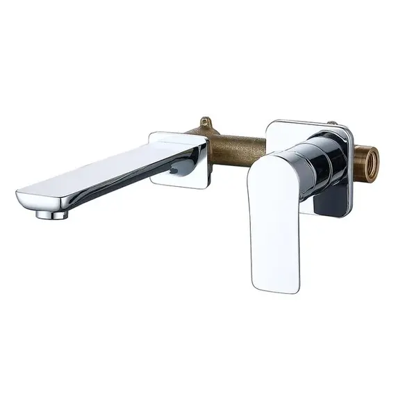 Смеситель для раковины скрытого монтажа ACWEN 6614A , хром