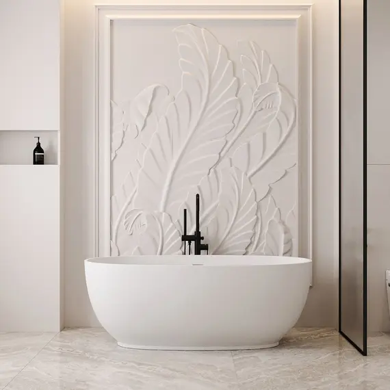 Ванна из искусственного камня ABBER Stein AS9641