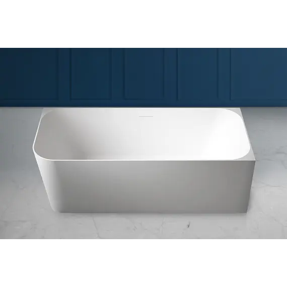 Ванна из искусственного камня ABBER Stein AS9621-1.7 L/R белая матовая 170х75