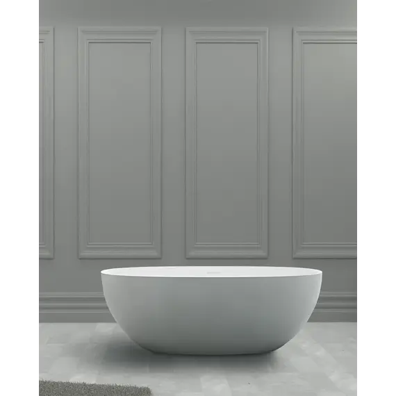 Ванна из искусственного камня ABBER Stein AS9624 белая матовая