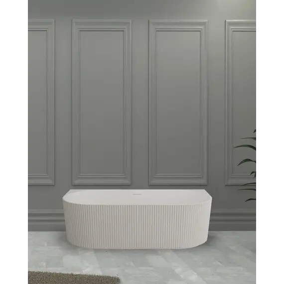 Ванна из искусственного камня ABBER Stein AS9630 белая матовая 170*75