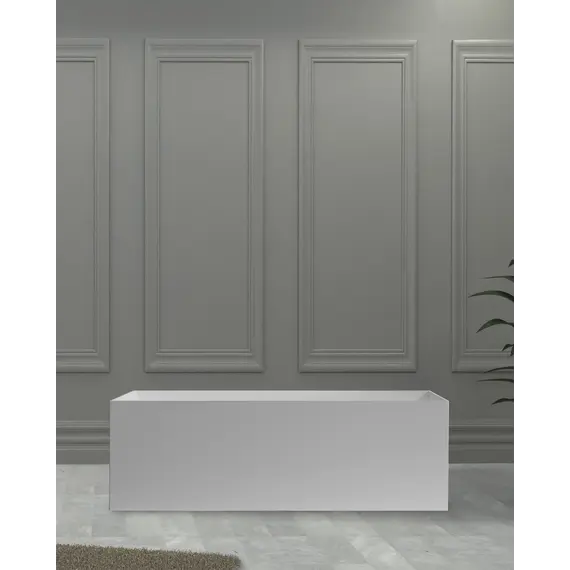 Ванна из искусственного камня ABBER Stein AS9640-1.5 белая матовая