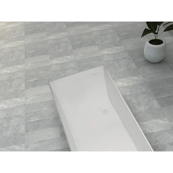 Ванна из искусственного камня ABBER Stein AS9640-1.5 белая матовая