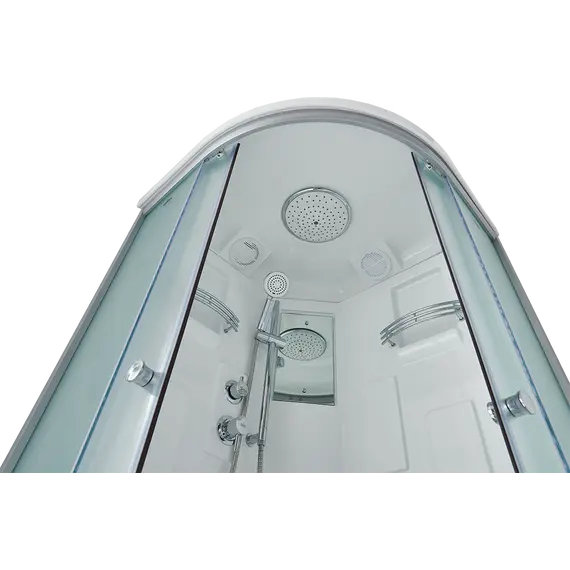 Душевая кабина четверть круга Timo Standart Т-5509 низкий поддон 90*90*225