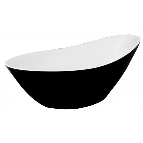 Ванна акриловая Esbano London (черная), 180x80x75 см