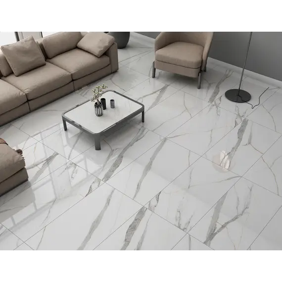 Керамогранит Ангел Статуарио/Angel Statuario_GT Белый 60x120 полир