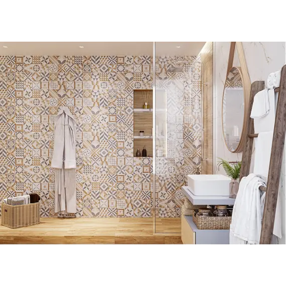 Плитка грес глаз. Stain GT Коричневый  15*60