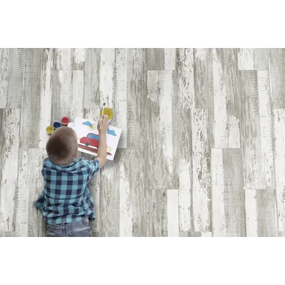  Керамогранит Крещендо / Crescendo Серый 14,7x59,4 _ 1\65,5